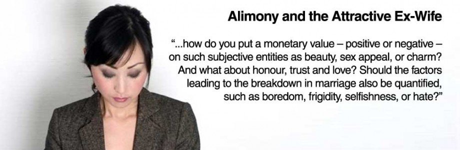 Alimony and the Attractive Ex-Wife attractive-exwife-featured